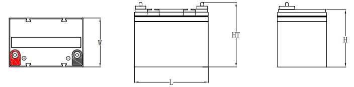 Rechargeable 12V24Ah lifepo4 Battery to replace of SLA Battery(图1)